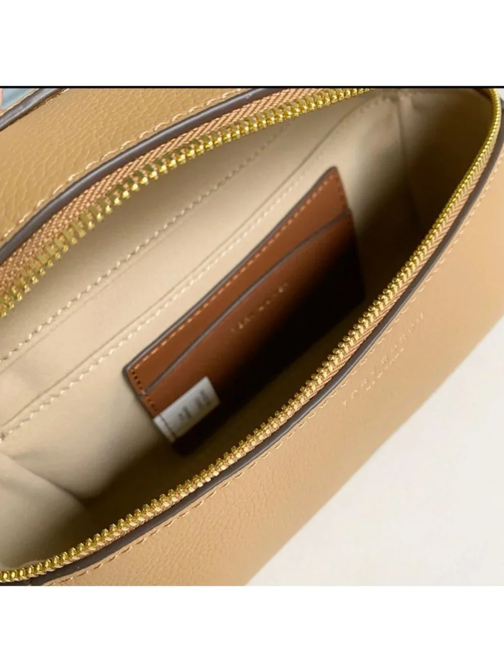 Tory Burch Romy Slim Mini Bag Tiramisu OS